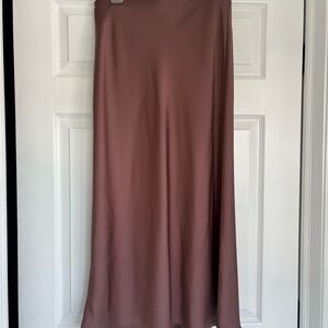 Zara Dusty Rose Maxi Skirt